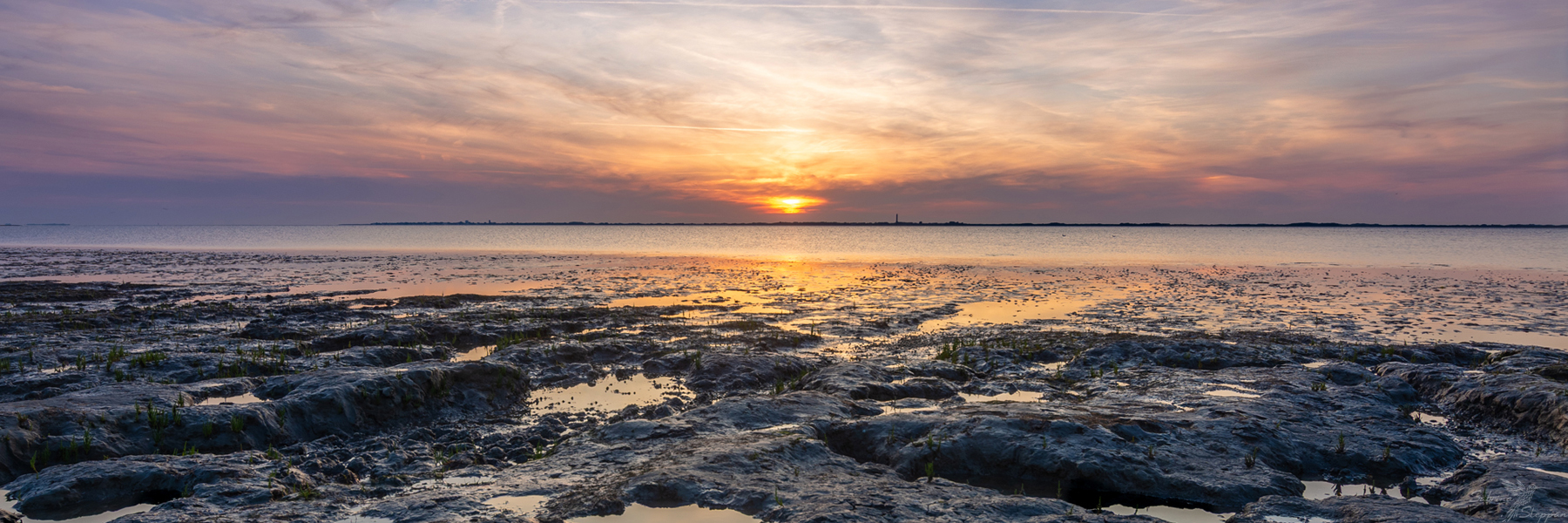 Sonnenuntergang an der Nordsee