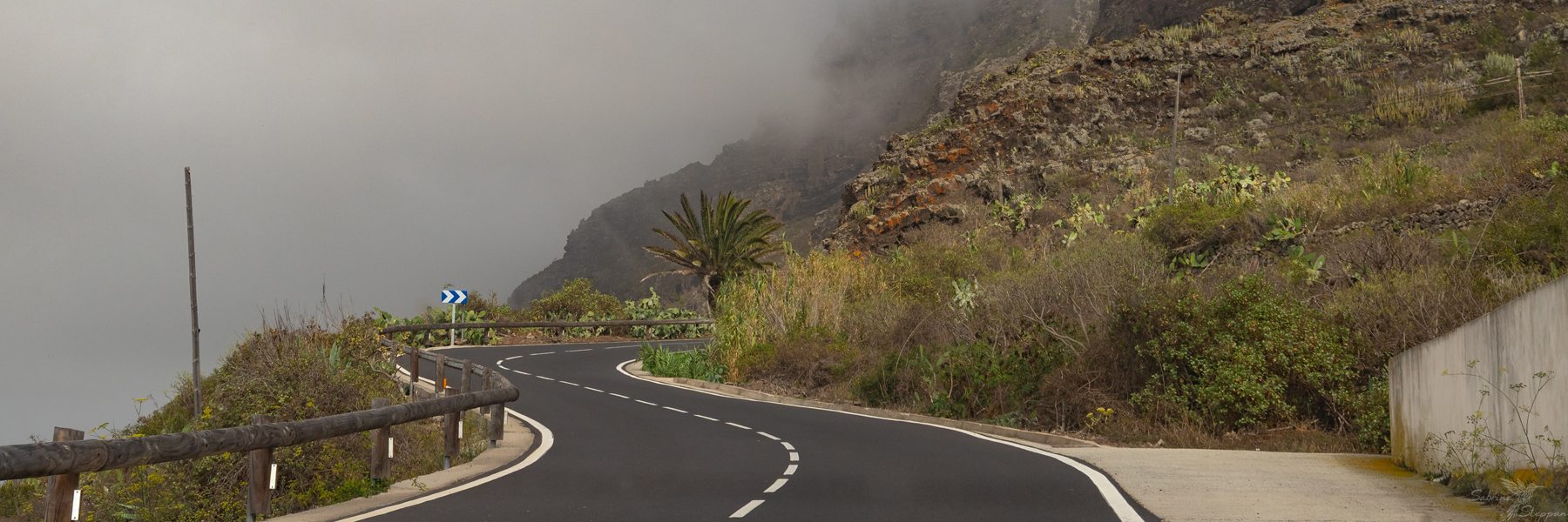Straße durch Teneriffa